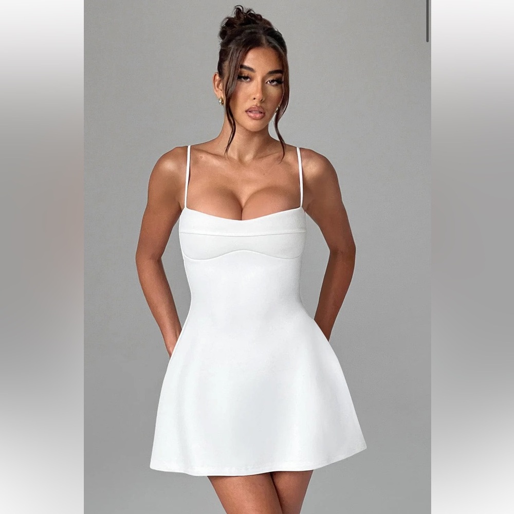 Babyboo Dakota White Mini Dress